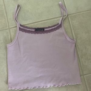 Brandy Melville Lavender Lace Tank